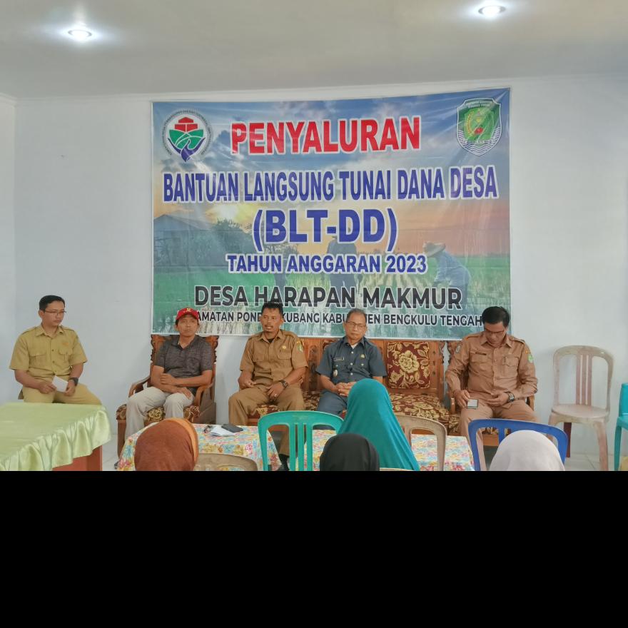 Penyaluran BLT Tahap I Tahun 2023 Desa Harapan Makmur